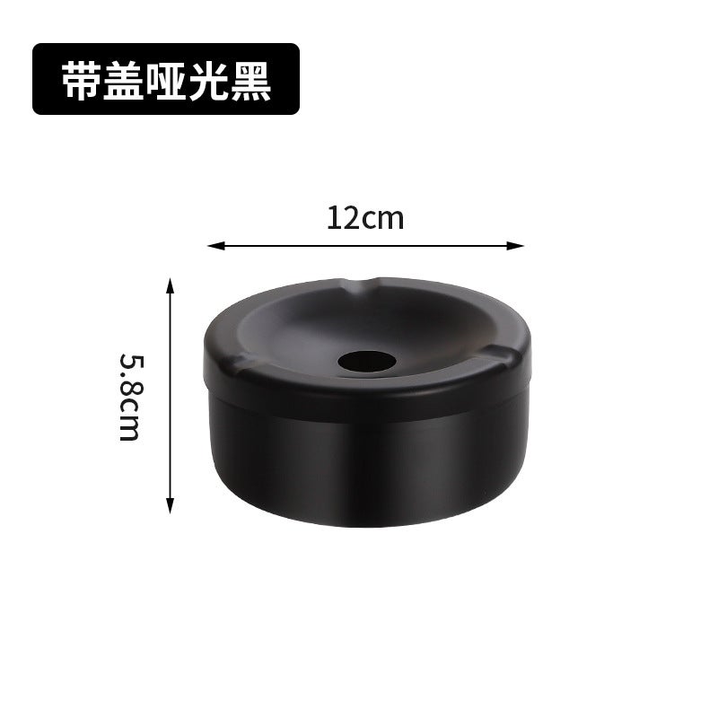 Stainless Steel Ashtray Bar Restaurant El Coffee Shop Milk Tea Shop Logo Home Commercial - Image 1